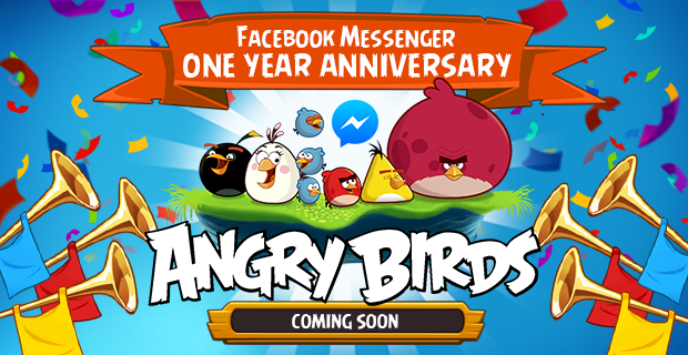 CoolGames and Rovio announce Angry Birds for Facebook Messenger